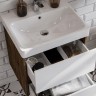 Тумба с раковиной Aquaton Сканди 70 белая, дуб рустикальный